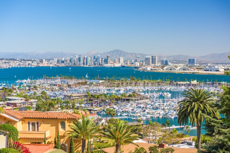 San Diego, California, Usa Cityscape